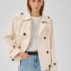 My Essential Wardrobe MiraMW Short Trenchcoat Oatmeal