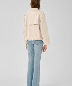 My Essential Wardrobe MiraMW Short Trenchcoat Oatmeal