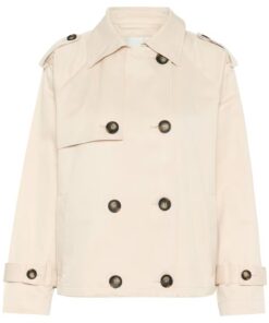 My Essential Wardrobe MiraMW Short Trenchcoat Oatmeal