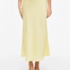 Vila Viellette Midi Skirt Pastel Yellow
