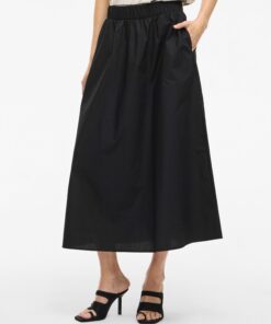 Vila Visophie Ankle Skirt Black Beauty
