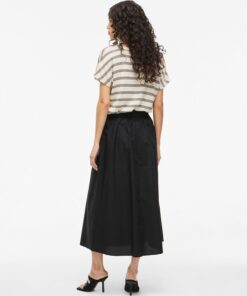 Vila Visophie Ankle Skirt Black Beauty