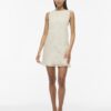 Vila VIgamma O-Neck Short Dress Cloud Dancer