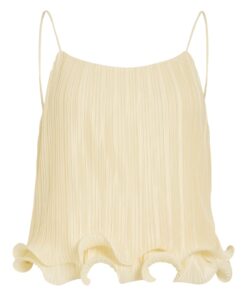 Vila VIwanda Strap Top Pastel Yellow