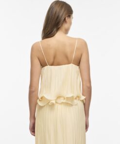 Vila VIwanda Strap Top Pastel Yellow