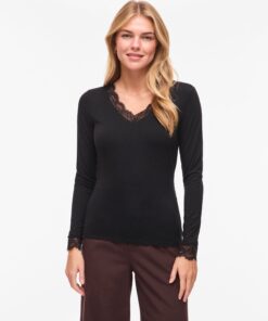 Vila Viclura top Black Beauty