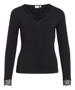 Vila Viclura top Black Beauty