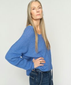 Mos Mosh MMThora V-Neck Knit Ultramarine