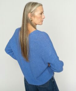 Mos Mosh MMThora V-Neck Knit Ultramarine