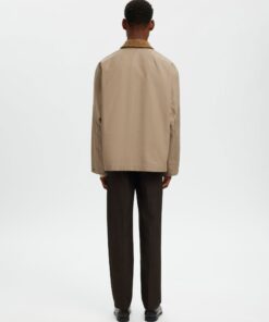 Selected Homme SLHKyleCotton Jacket Weathered Teak