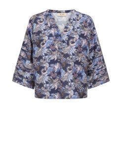 Mos Mosh MMAleysa Paisley Blouse Crown Blue