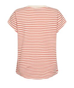 Mos Mosh MMKala Stripe Tee Spicy Orange