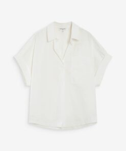 Grace & Mila Loose Cotton Blouse Ivoire