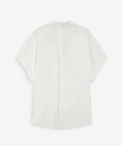 Grace & Mila Loose Cotton Blouse Ivoire