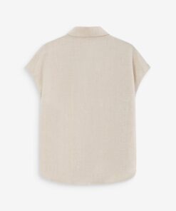 Grace & Mila Linen Shirt Perez Sable