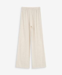 Grace & Mila Wide Leg Linen Pants Sand