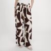 Grace & Mila Wide Leg Printed Pants Veni Chocolat