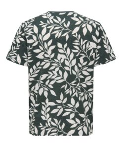Only & Sons ONSPerry Life Leaf Tee Darkest Spruce