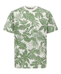 Only & Sons ONSPerry Life Leaf Tee Gardenia