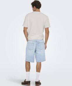 Only & Sons ONSKian Seersucker Tee Cloud Dancer