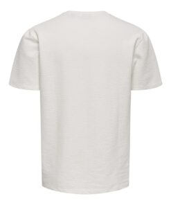 Only & Sons ONSKian Seersucker Tee Cloud Dancer