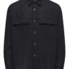 Only & Sons ONSCaiden Overshirt Linen Blend Chinchilla