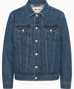 Only & Sons ONSZach Box Denim Jacket Medium Blue Denim