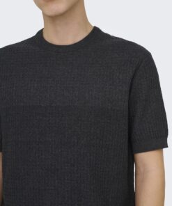 Only & Sons ONSSika Life Crew Knit Black