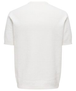 Only & Sons ONSSika Life Crew Knit Cloud Dancer