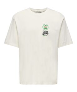 Only & Sons ONSCastrol Life Tee Whisper White