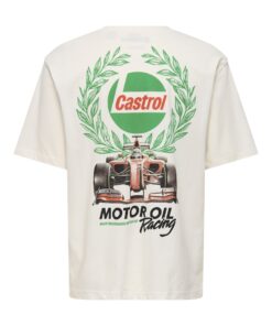 Only & Sons ONSCastrol Life Tee Whisper White