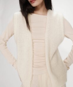 Grace & Mila Wool And Mohair Cardigan Vicomte Ecru