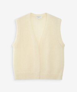 Grace & Mila Wool And Mohair Cardigan Vicomte Ecru