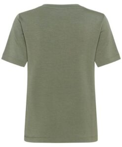 InWear VincentIW logo tshirt Mulled Basil Green