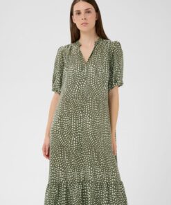 InWear LibertyIW Dress Green Faded Dot