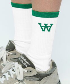 Double A By W.W. Men WWCon Tennis Socks Verdant Green