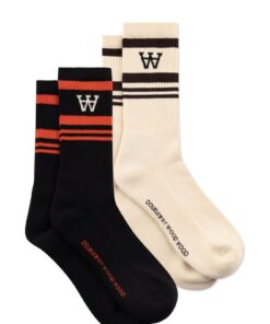 Double A By W.W. Men WWRyder 2 Pack Socks Turtledove Black