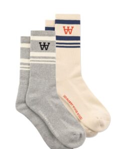 Double A By W.W. Men WWRyder 2 Pack Socks Turtledove Grey Mel