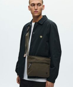 Double A By W.W. Men WWFlorian Side Bag Grape Leaf