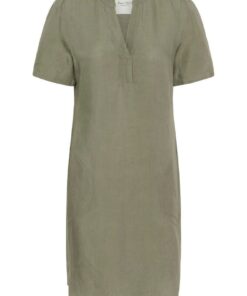Part Two AminasePW Linen Dress Vetiver