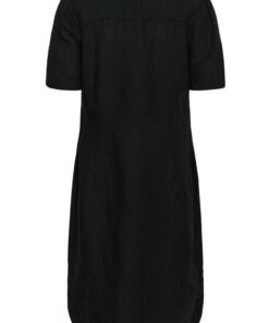 Part Two AminasePW Linen Dress Black