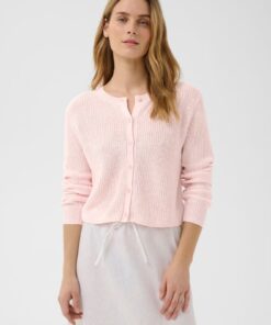 Part Two GigiaPW Cardigan Mauve Chalk Pink