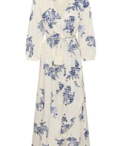 Part Two AlyaPW Dress Blue Shadow Flower Print