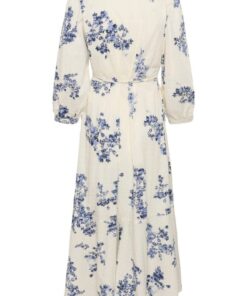 Part Two AlyaPW Dress Blue Shadow Flower Print