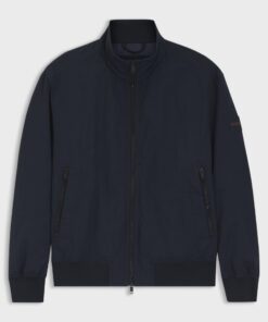 Boss Water Repellent Blouson Jacket Dark Blue
