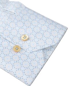 Stenström Light blue Patterned Twill Shirt