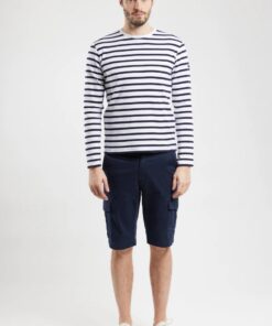 Armor Lux Breton Striped Shirt Crozon Blanc