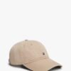 Tommy Hilfiger Flag Embroidery Baseball Cap Horseradish