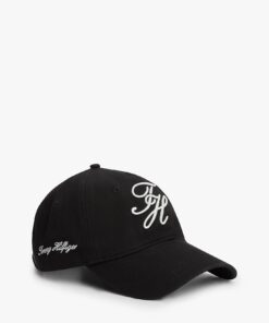 Tommy Hilfiger Logo Embroidery Baseball Cap Black