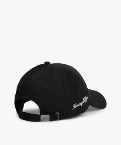 Tommy Hilfiger Logo Embroidery Baseball Cap Black